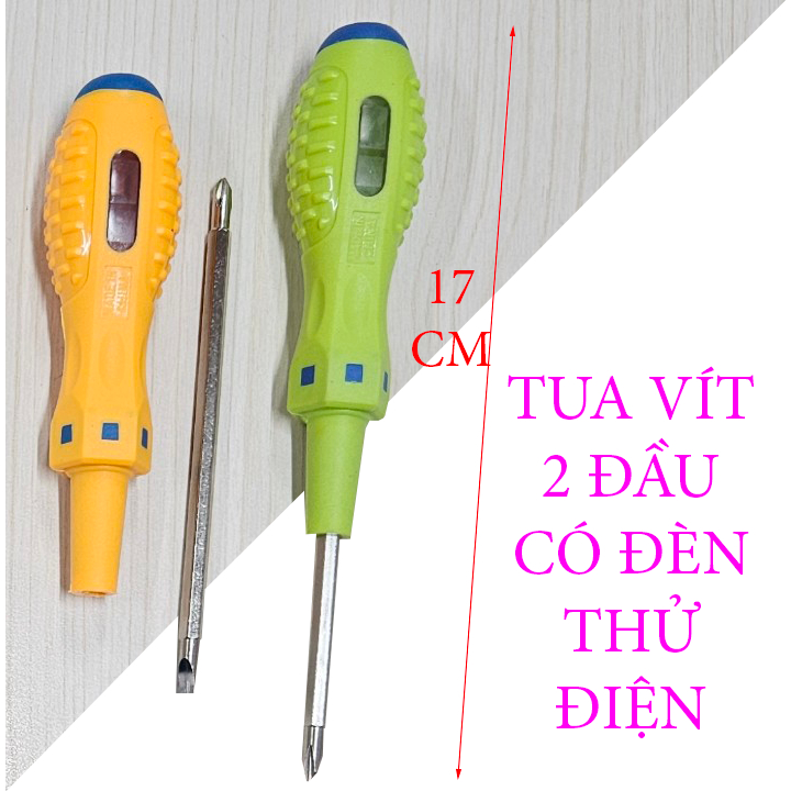 Tu Vít Đa Năng 2 Đầu Kiêm Bút Thử Điện