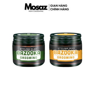 Sáp vuốt tóc nam Bazooka Grooming - Styling Clay, Wax 60g