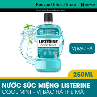 Nước Súc Miệng Giữ Hơi Thở Thơm Mát Listerine Coolmint 250ml