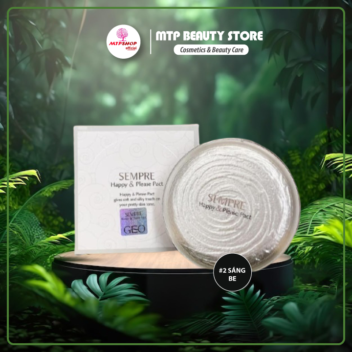 Phấn Phủ Geo Sempre Happy & Please Pact