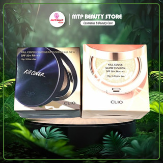 Phấn Nước Clio Kill Cover Glow Cushion-Founwear Cushion SPF50+ Pa+++ Kèm Lõi Phụ