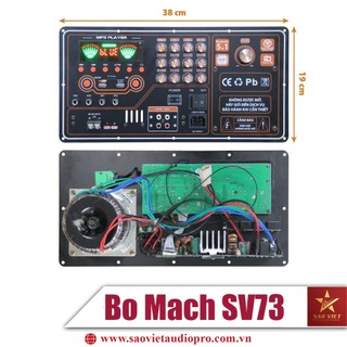 Bộ bo mạch loa kéo t215 echo delay + reverb - 2 kênh sv73
