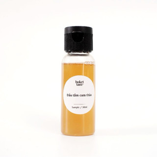 Sample dùng thử Dầu tắm cam thảo Handmade 30ml