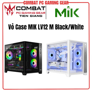 Case máy tính mik lv12m black / white