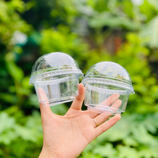 Set 50 Ly Cốc nhựa PET 200ML- Hũ Đựng KEM 200ML , Cốc Đựng Kem Kèm Nắp 200ML