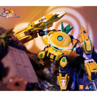 Mô Hình Lắp Ráp Thơm giác đấu Robot trái cây Yi li chuang wan