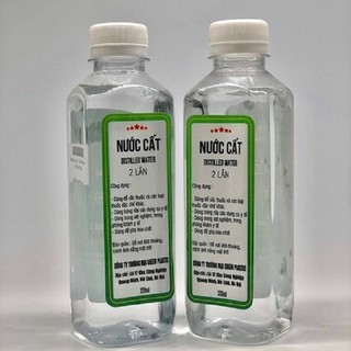 Nước Cất 2 Lần Tinh Khiết Chai 350ML