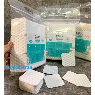 Bông tẩy trang calla túi 250gr chính hãng bông bạch tuyết giúp làm sạch da hiệu quả