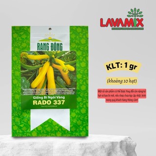 Hạt giống Bí Ngòi Vàng Rado 337 (1g~10 hạt) hiệu Rạng Đông sinh trưởng khoẻ,dê chăm sóc | Green House