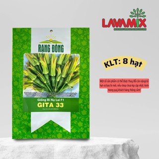 Hạt giống Bí Nụ Lai F1 Gita 33 (8 hạt) hiệu Rạng Đông nhanh thu hoạch, cây phát triền mạnh | Green House