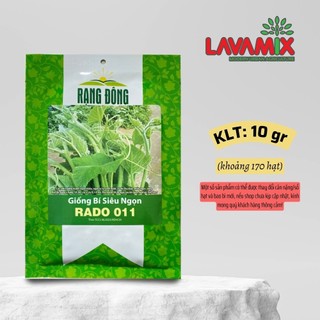 Hạt giống Bí Siêu Ngọn Rado 011 (20g~170 hạt) hiệu Rạng Đông dễ chăm sóc, cây sinh trưởng tốt | Green House