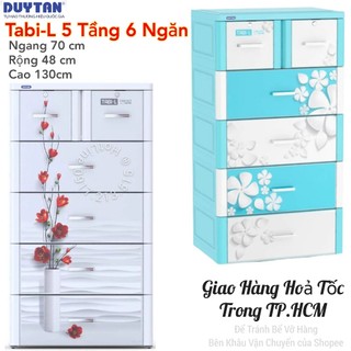 🌱 Tủ nhựa duy tân TABI-L 5 Tầng 6 Ngăn - Nhiều Mẫu Đẹp -Giao Hoả Tốc Tphcm🌱