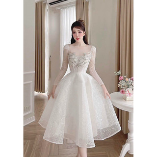Đầm dự tiệc tripble t dress dáng công chúa đính đá pha lê sang trọng- size s/m/l