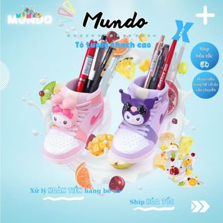 Tô Tượng Thạch Cao Size X 022 023, Ống bút hình đôi giày Jordan Kuromi, Melody,Tượng Thạch Cao Decor MUNDO