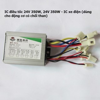 Ic điều tốc 24v 350w, 24v 350w - ic xe điện - ic xe đạp điện động cơ 24v 350w có chổi than