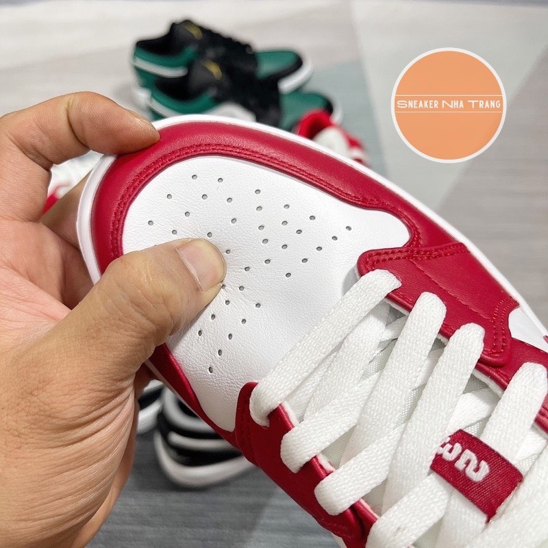 Giày thể thao Sneaker nam nữ Jordan 1 Low trắng đỏ cực hot, JD 1 Low Gym Red White Cổ Thấp Full BOX+BILL | BigBuy360 - bigbuy360.vn