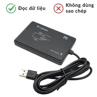 Đầu ĐỌC thẻ RFID 13.56Mhz | 125Khz USB ( KHÔNG CÓ CHỨC NĂNG SAO CHÉP )
