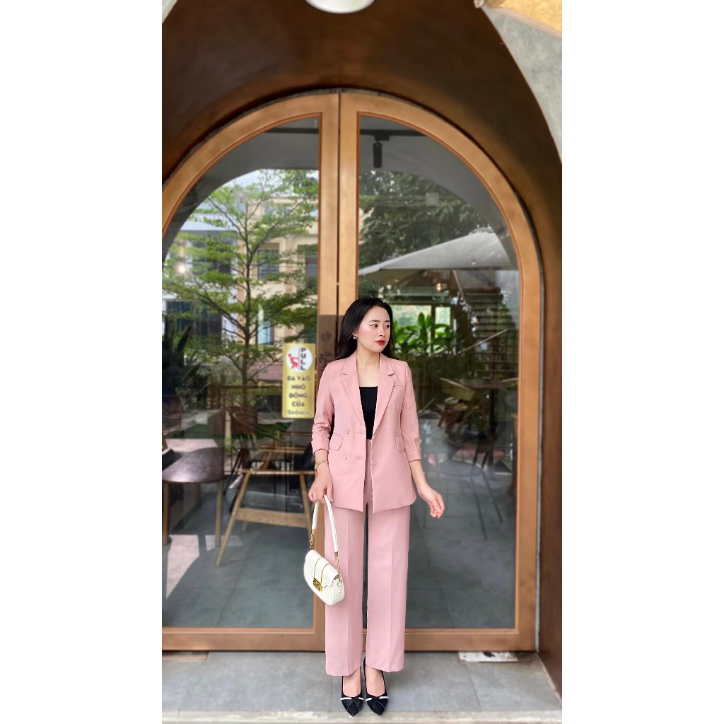 Áo Vest Blazer dáng dài 2 lớp Nahi.vn V01 phong cách thời trang công sở