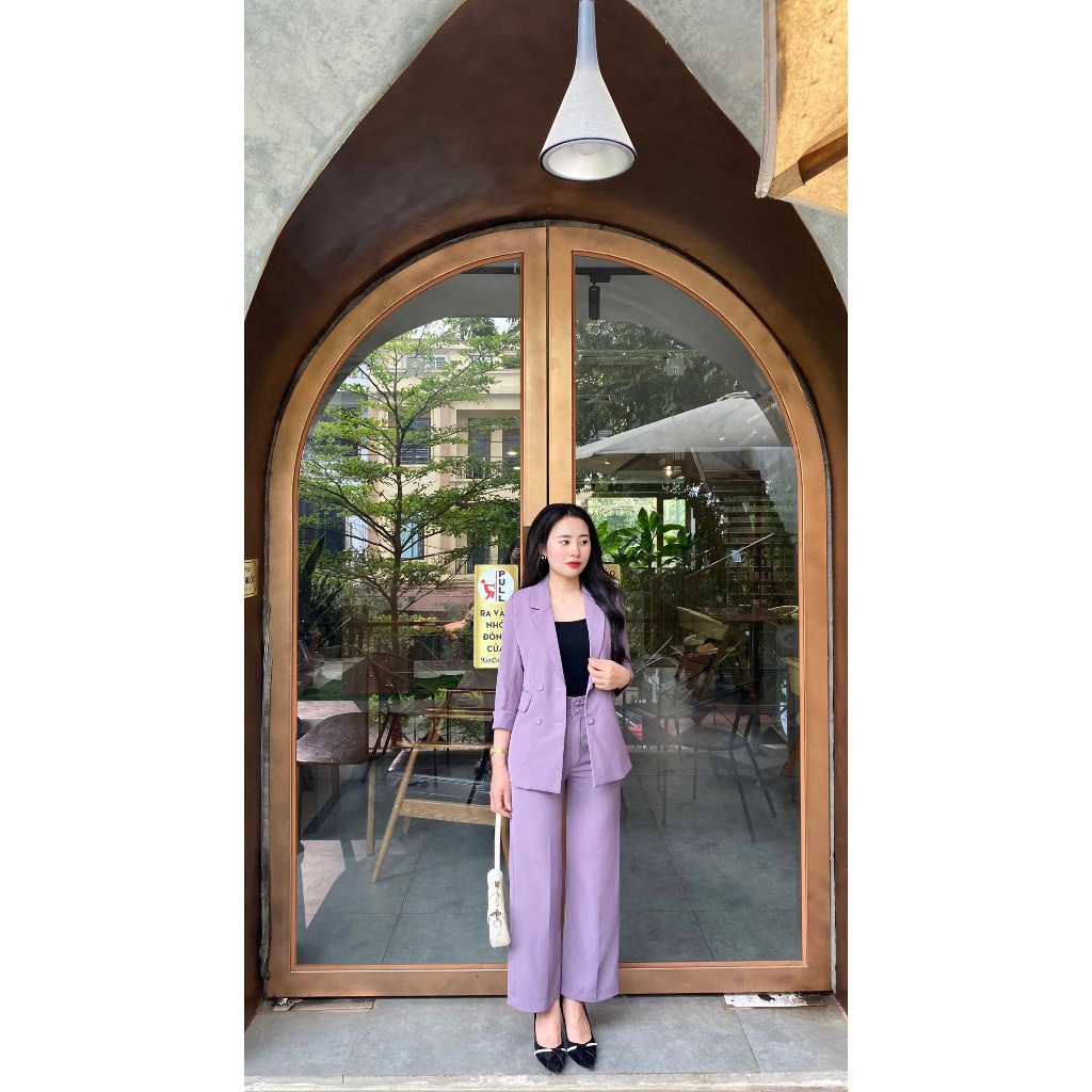 Áo Vest Blazer dáng dài 2 lớp Nahi.vn V01 phong cách thời trang công sở