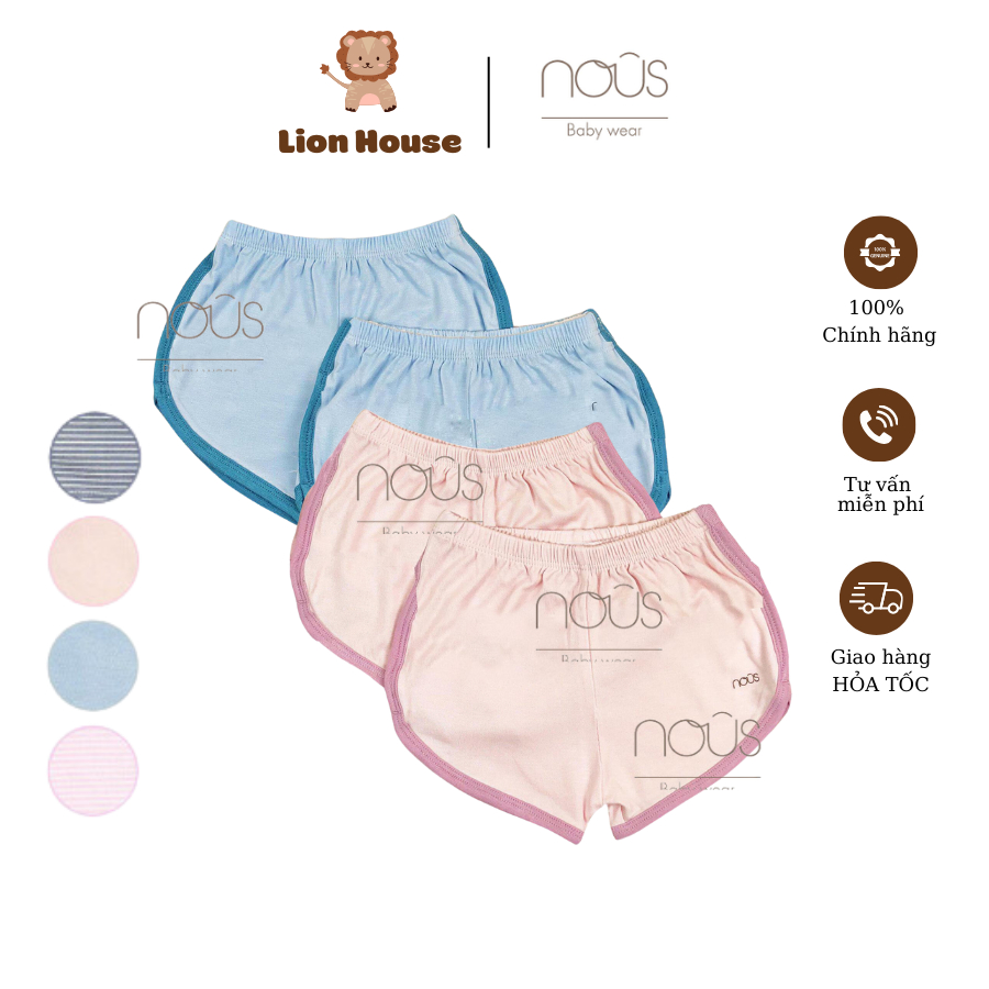 Set 2 Quần Cộc NOUS Petit ( Size 3-6M , 6-9M , 9-12M , 12-18M )