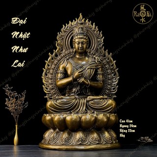 Đại nhật như lai - tỳ lô giá na - tượng đồng thờ cúng
