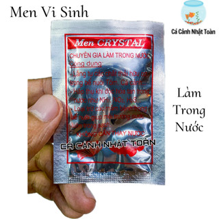 Men vi sinh crystal làm trong nước bể cá cảnh 5g