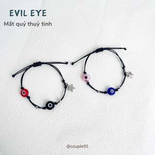 Vòng tay 2 mắt quỷ và ngôi sao - evil eye và ngôi sao