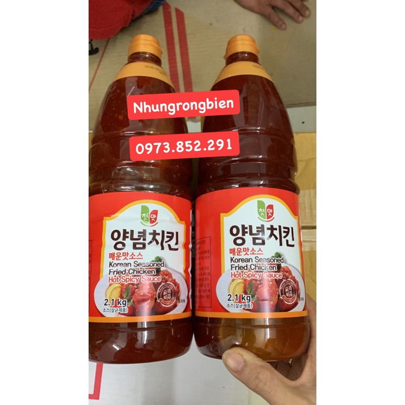 xốt chấm gà cay 2,1kg hàng quốc