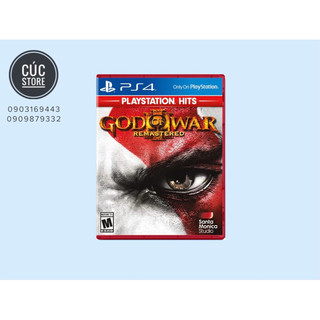 Đĩa chơi game ps4: god of war 3 remastered