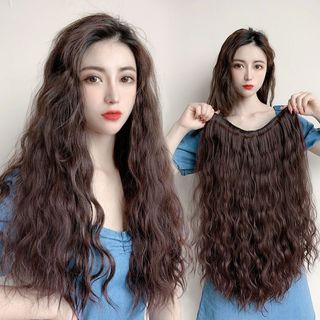 Tóc giả kẹp chữ U ❤FREESHIP❤ Kẹp chữ u xù xoăn sóng