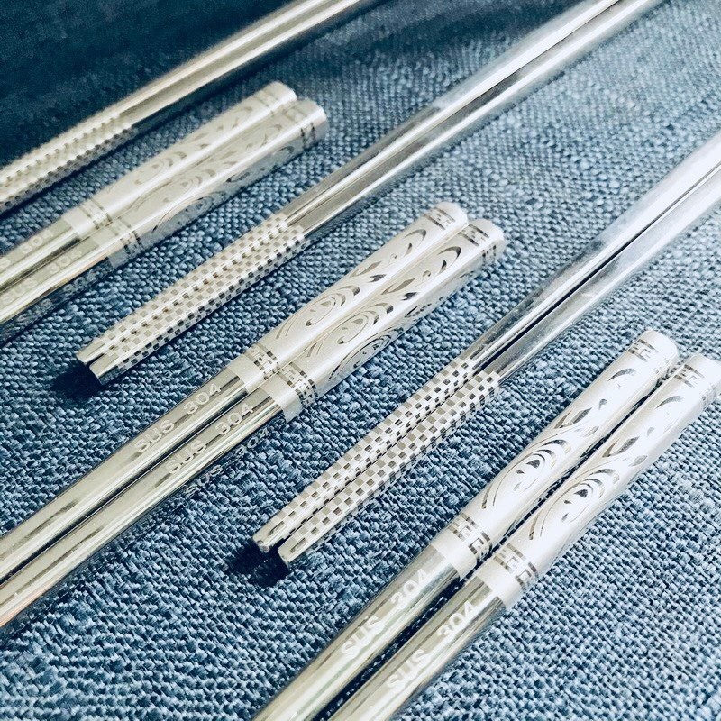 Đũa inox 304 đặc ruột Hàn Quốc