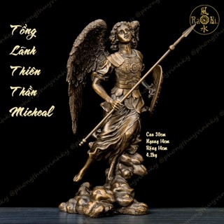  Tổng Lãnh Thiên Thần Micheal - Micae - Tượng Đồng Nghệ Thuật Công Giáo 