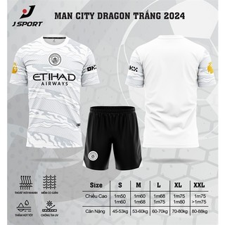 Quần áo bóng đá nam nữ câu lạc bộ Manchester City in ấn theo yêu cầu