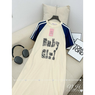 Váy đuôi bèo cổ thêu sm