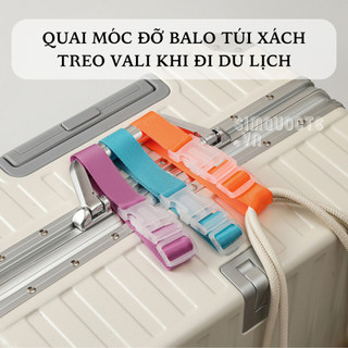 Dây đỡ Quai treo Móc đỡ balo túi xách vào Vali đi du lịch