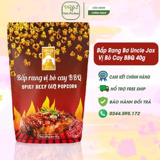 Bắp rang bơ uncle jax vị bò cay bbq 40g