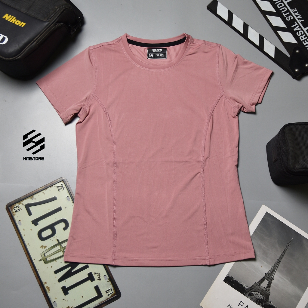 Áo thun thể thao nữ tập gym yoga mã [GY02] chất thun lạnh chính phẩm thấm hút mồ hôi, thoải mái vận động | BigBuy360 - bigbuy360.vn