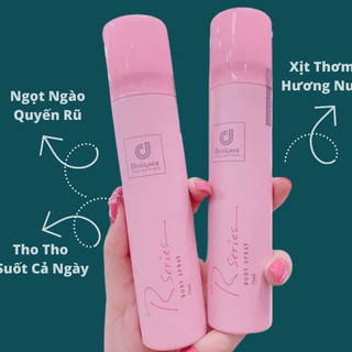 [GIÁ SỈ ]Xịt Thơm Designer Collection Rseries Body Spray 75ml