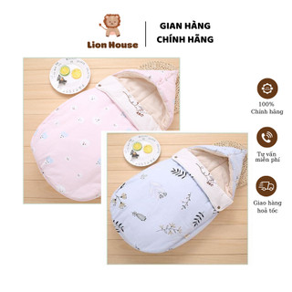 Túi ngủ trần bông cảm biến nhiệt cho bé ấm áp  - Suzy Baby