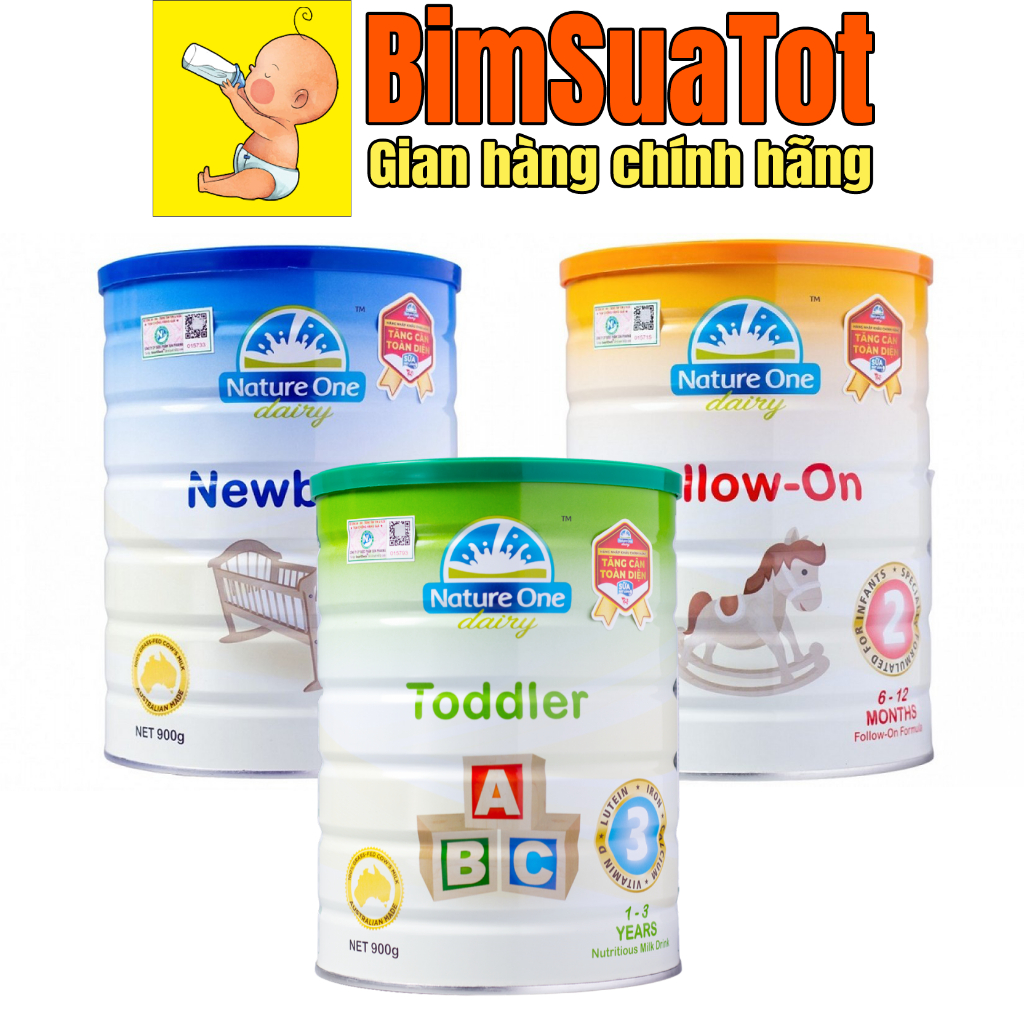 Sữa Bột Nature One Số 1, Số 2, Số 3 900g cho bé
