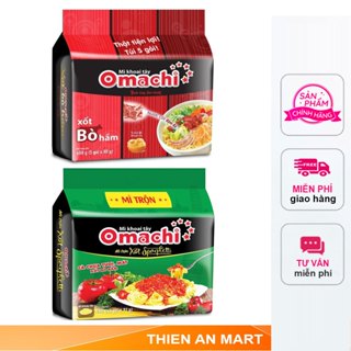 Combo 5 gói mì Omachi các hương vị
