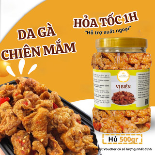 Da Gà Sốt Chanh Dây Chiên Giòn Vị Biển  Loại Ngon Ăn Liền 250gr Ngon Chuẩn Vị