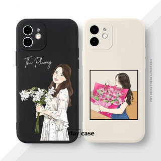 [Free ship] ỐP LƯNG DẺO ĐEN VẼ NÉT LINE MÀU IN HÌNH THEO YÊU CẦU