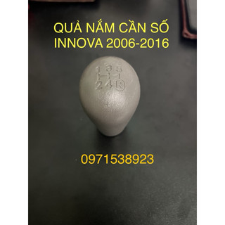 Quả nắm cần số toyota innova 2006-2016 màu xám