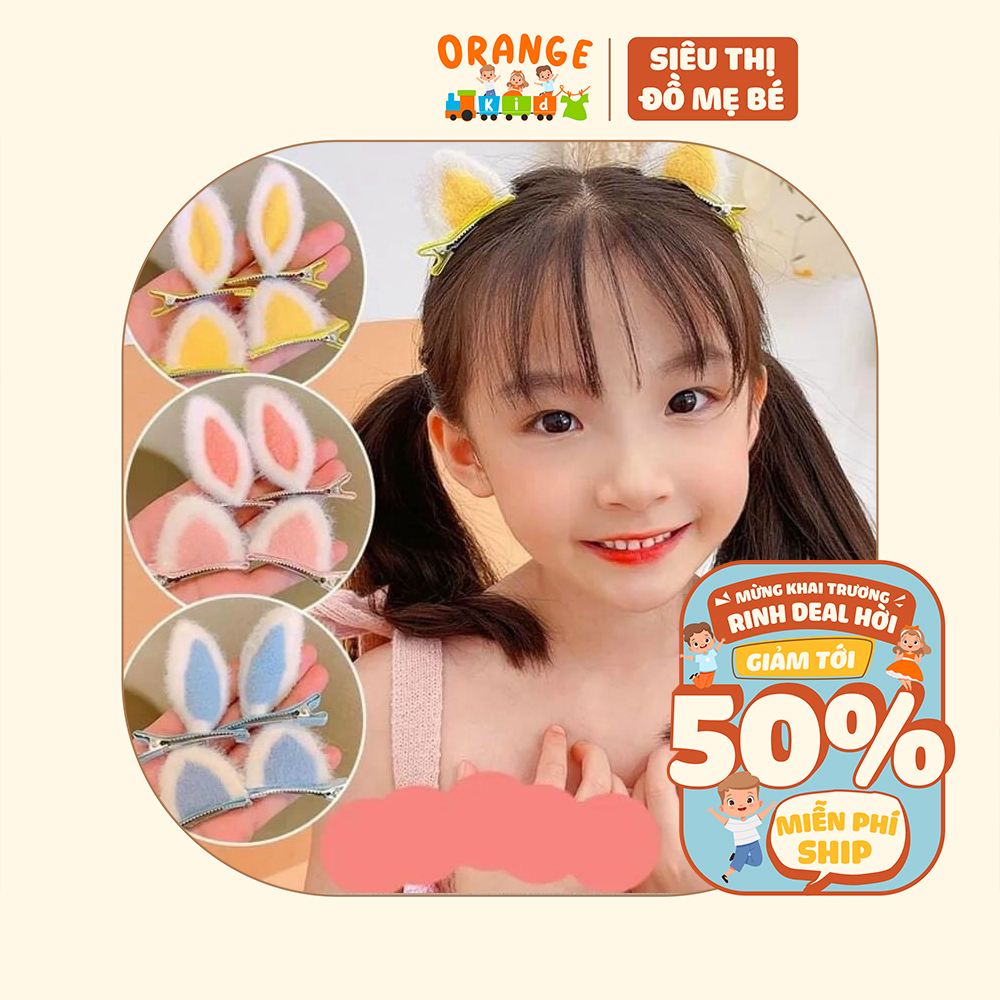 SÉT KẸP LÔNG XÙ TAI THỎ 2C