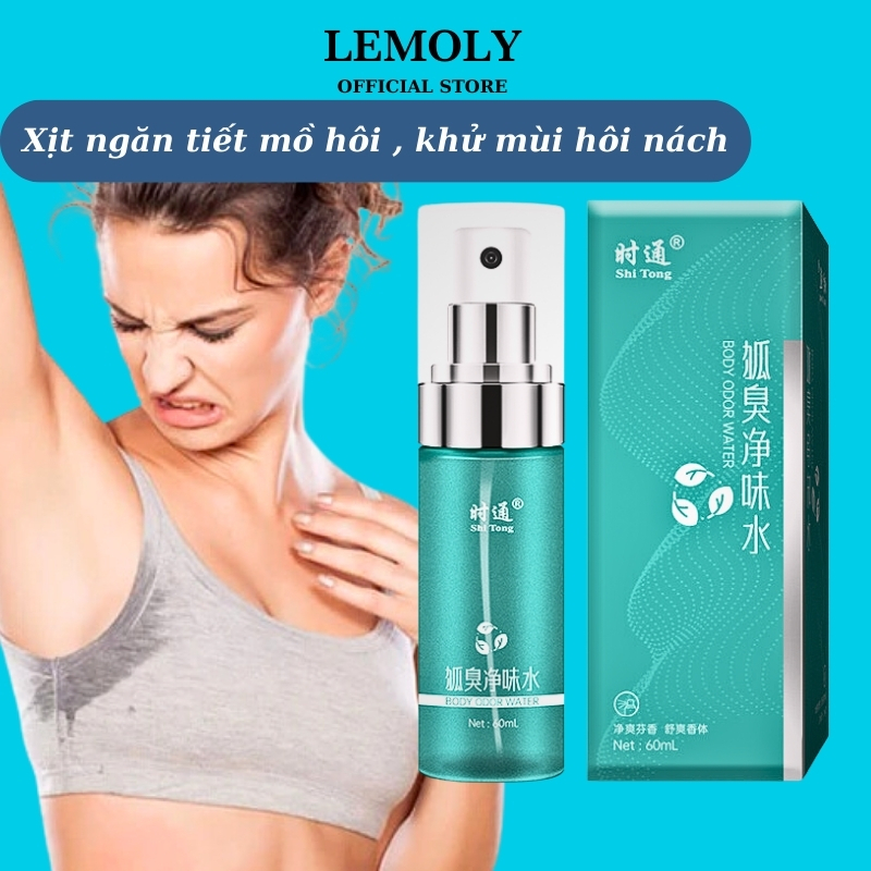 Xịt Ngăn Tiết Mồ Hôi Khử Mùi Shitong, Xịt Hôi Nách Shitong, Khử Mùi Hôi Nách, Giữ Vùng Cánh Luôn Khô Ráo Dung Tích 60 Ml