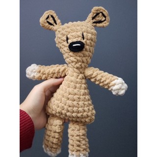 Gấu bông teddy bear bằng len handmade[ẢNH THẬT]
