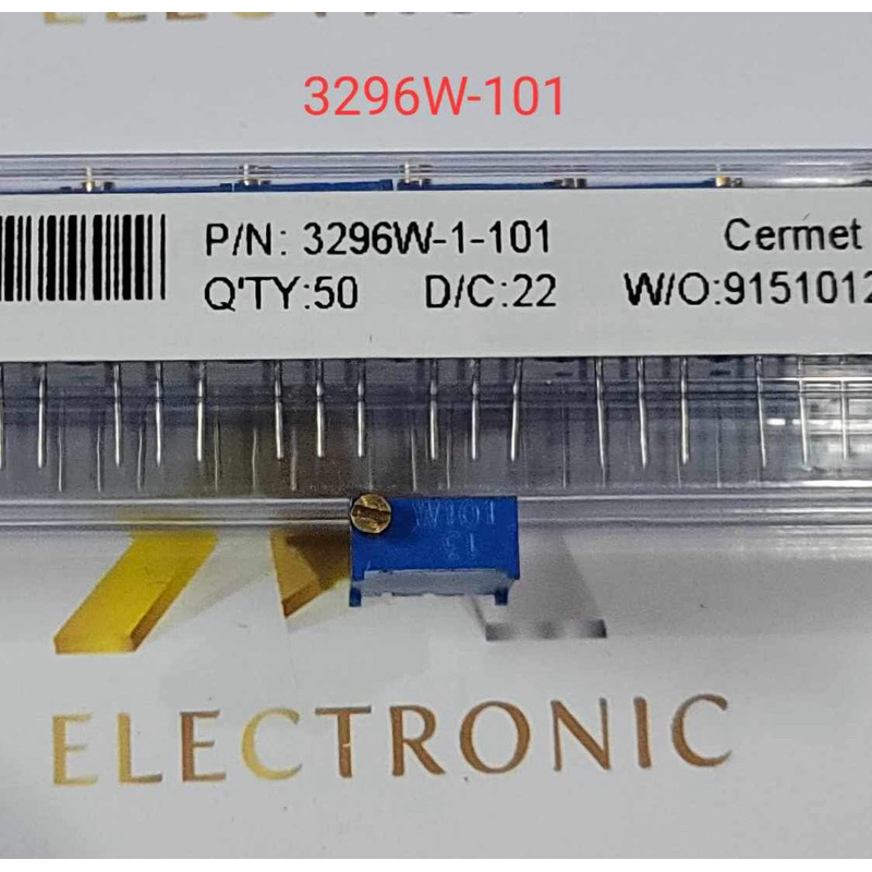 Điện trở 3296W-101 100R có thể điều chỉnh chính xác - chiết áp chiết áp thủy tinh W101 101