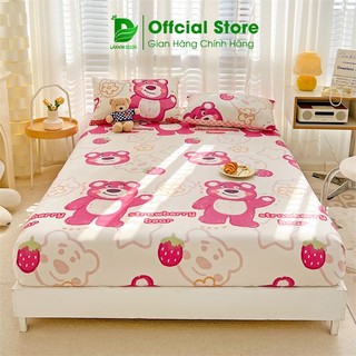Ga trải giường cotton poly, ga giường mùa hè laxanhdecor drap cotton trải nệm mẫu tùy chọn đủ size