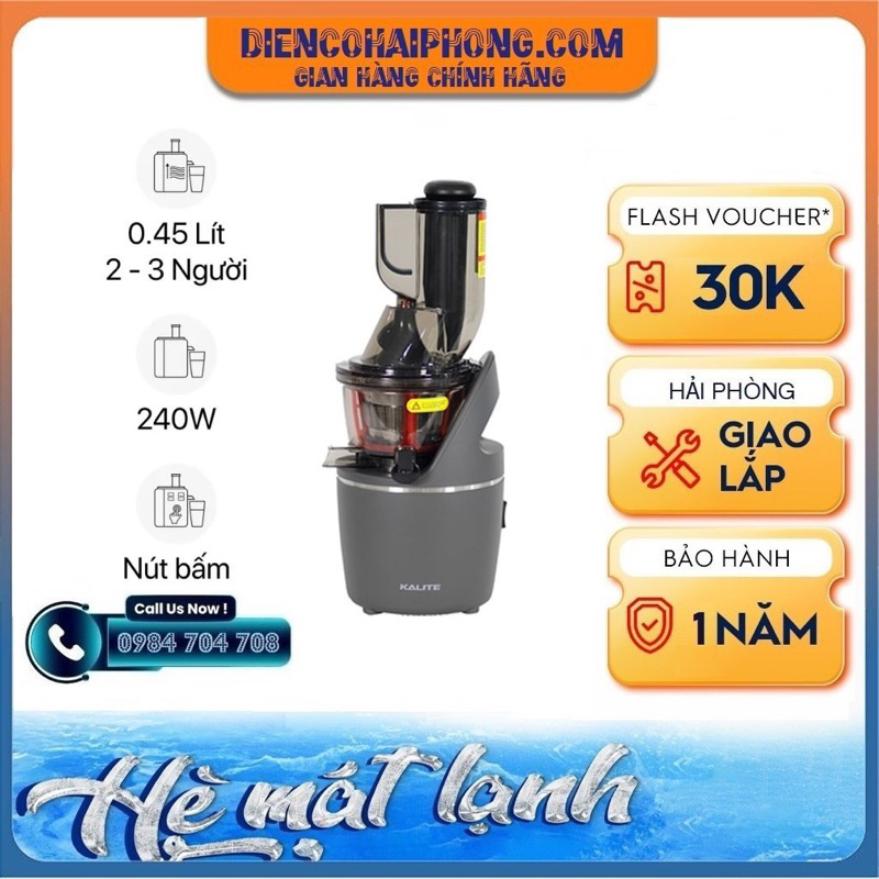 Máy ép chậm Kalite KL-550